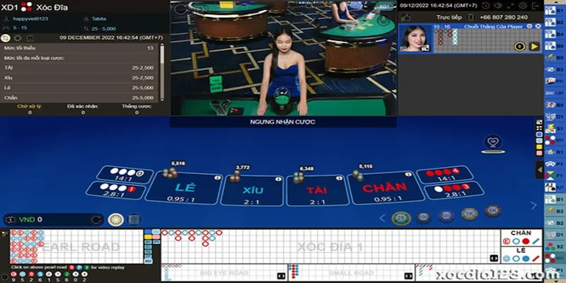 Livestream Trong Game Xóc Đĩa Online